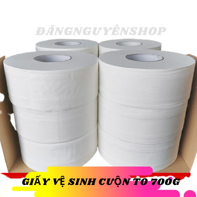 ( Com bo) 10 cuộn giấy vệ sinh cuộn lớn 700g, 3 lớp