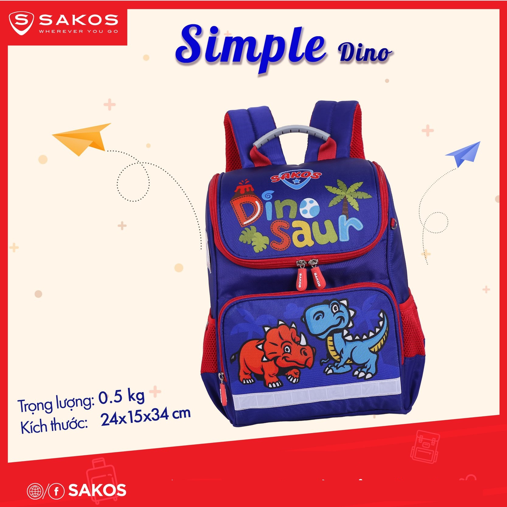 BALO SIÊU NHẸ – CHỐNG GÙ SIMPLE