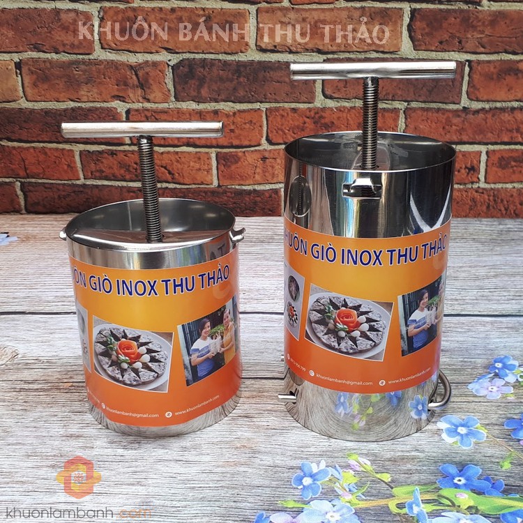 Combo 2 khuôn làm giò thủ inox cao cấp