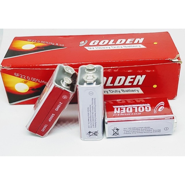 Pin vuông Golden Power có điện thế 9V