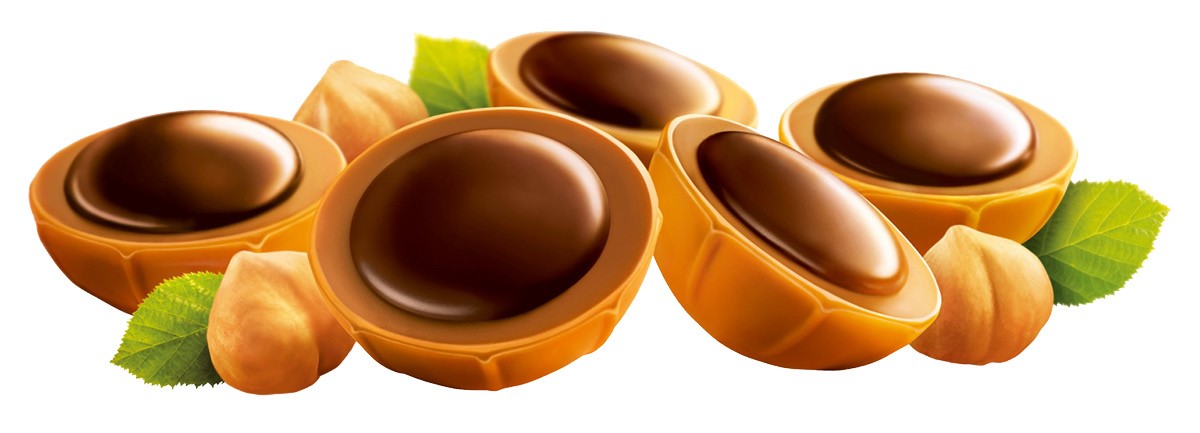 Kẹo caramel phủ socola nhân hạt dẻ 100g - Toffifee