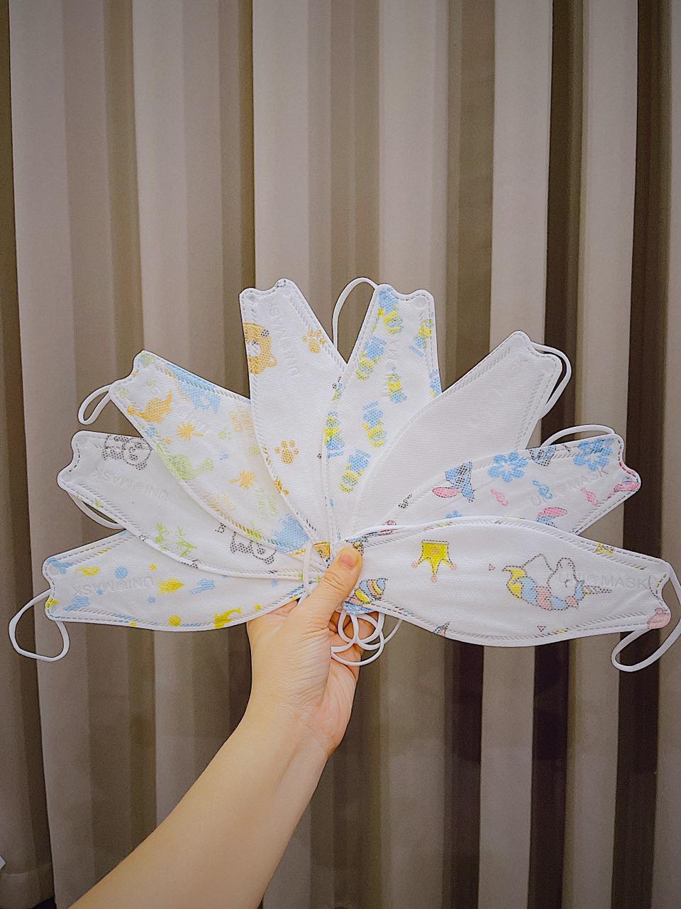 [ Combo 10c] Khẩu trang KF94 Trẻ em Unimask (3-6 tuổi )