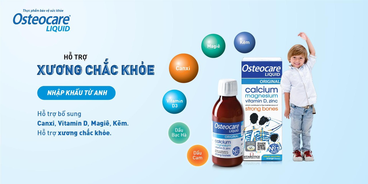 Canxi dạng nước Osteocare Liquid 200ML - Bill Anh