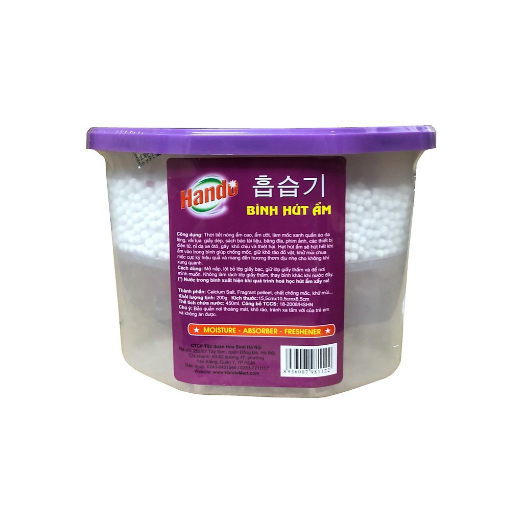 Bình hút ẩm chống ẩm mốc Hando 450ml