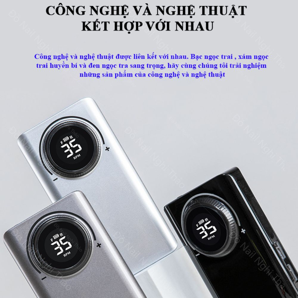 Máy mài móng tích điện cầm tay Jeliva