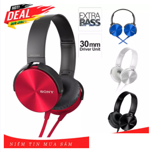 Tai Nghe Chụp Tai Sony ExtraBass CÓ DÂY