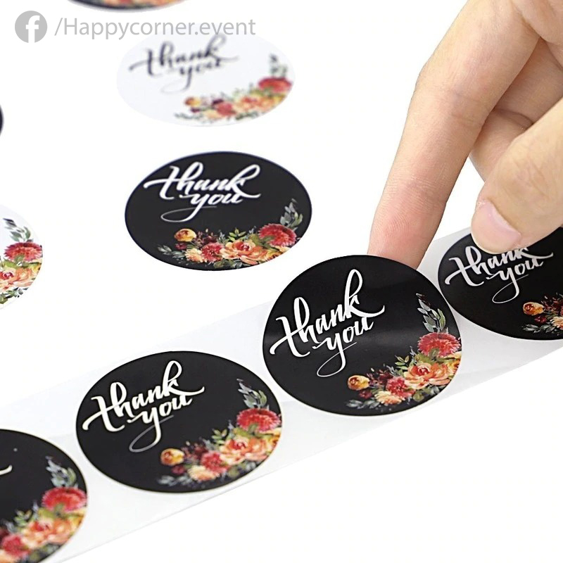 500 STICKER NHÃN DÁN CẢM ƠN – DIY – HAPPY CORNER