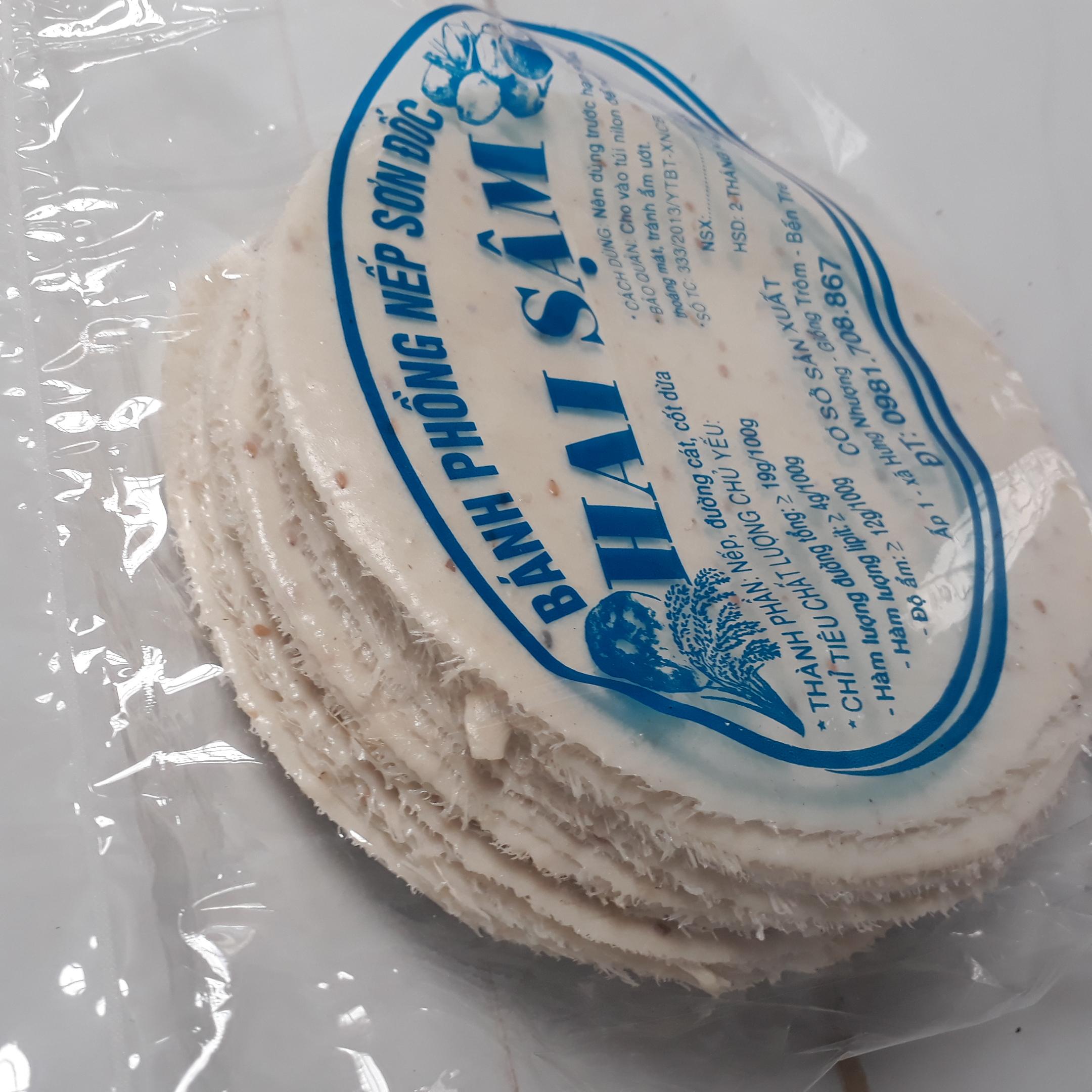 Bánh phồng Sơn Đốc nếp ngọt lớn 50 bánh