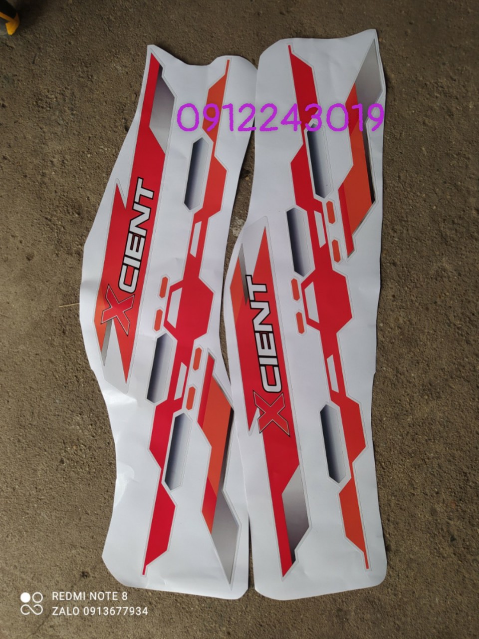 Tem XCIENT, tem decal xe tải (sl 2 tem dán 2 bên cửa)