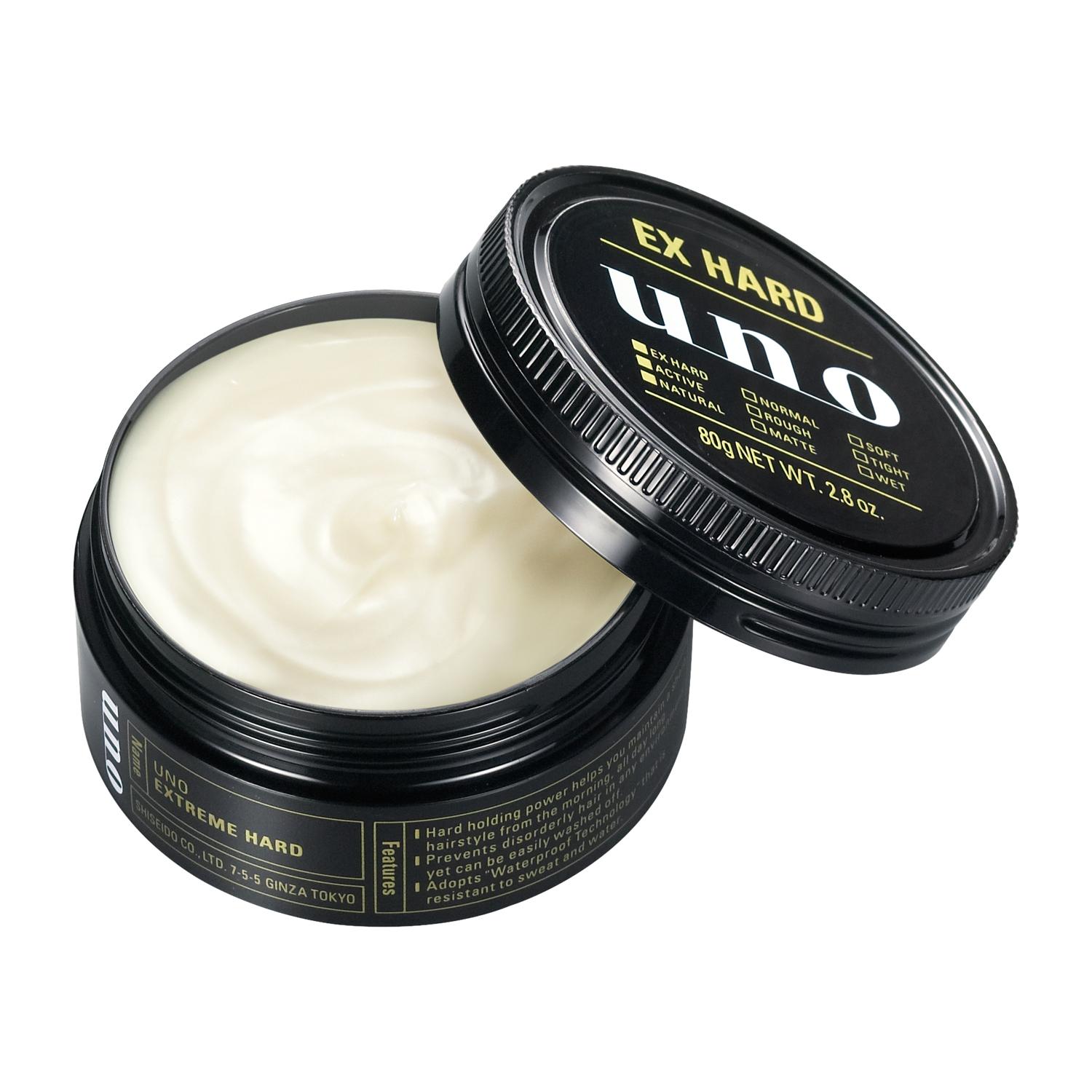 Sáp vuốt tóc SHISEIDO UNO EX Hard 80g - Nhật Bản