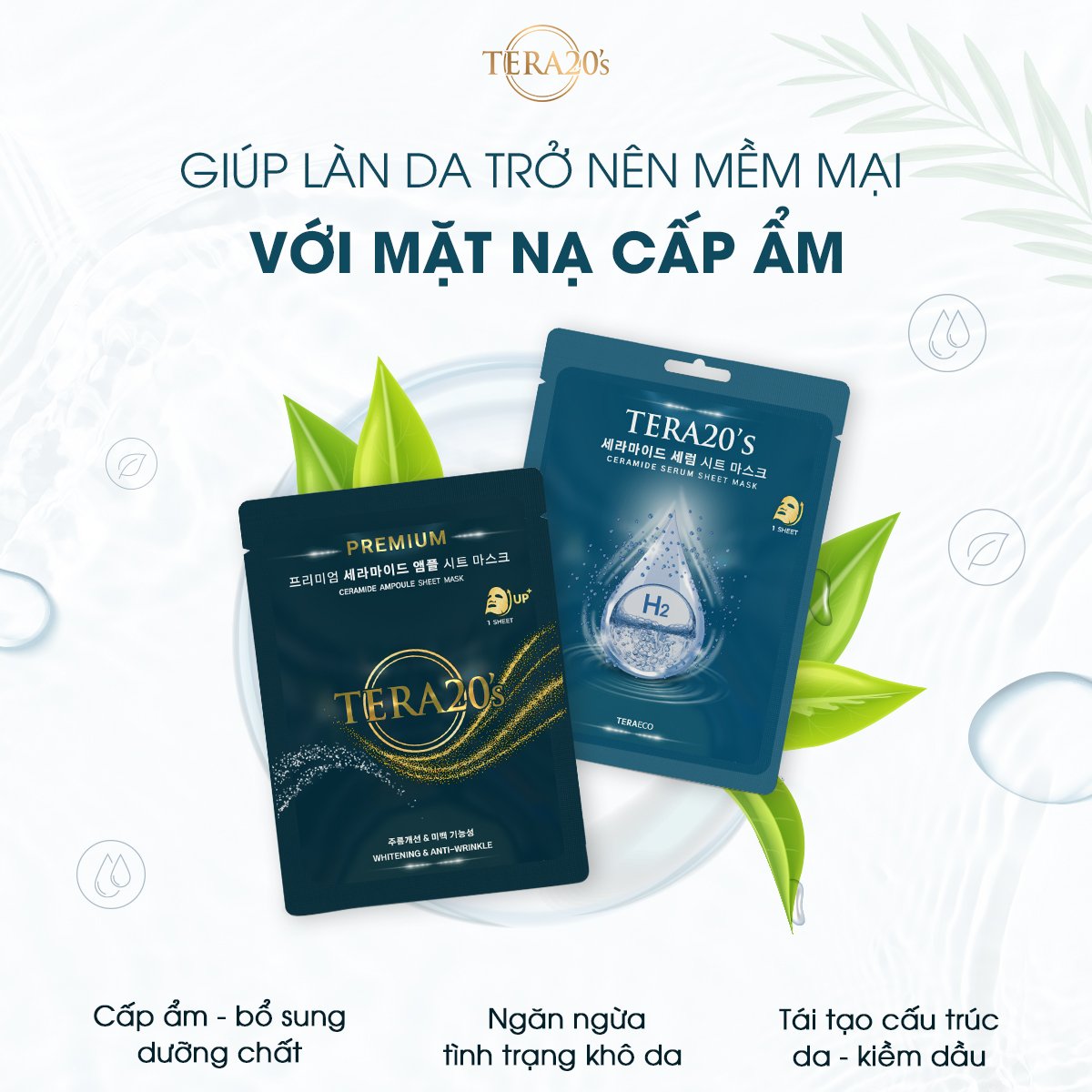 Mặt nạ tinh chất CERAMIDE cao cấp TERA20's