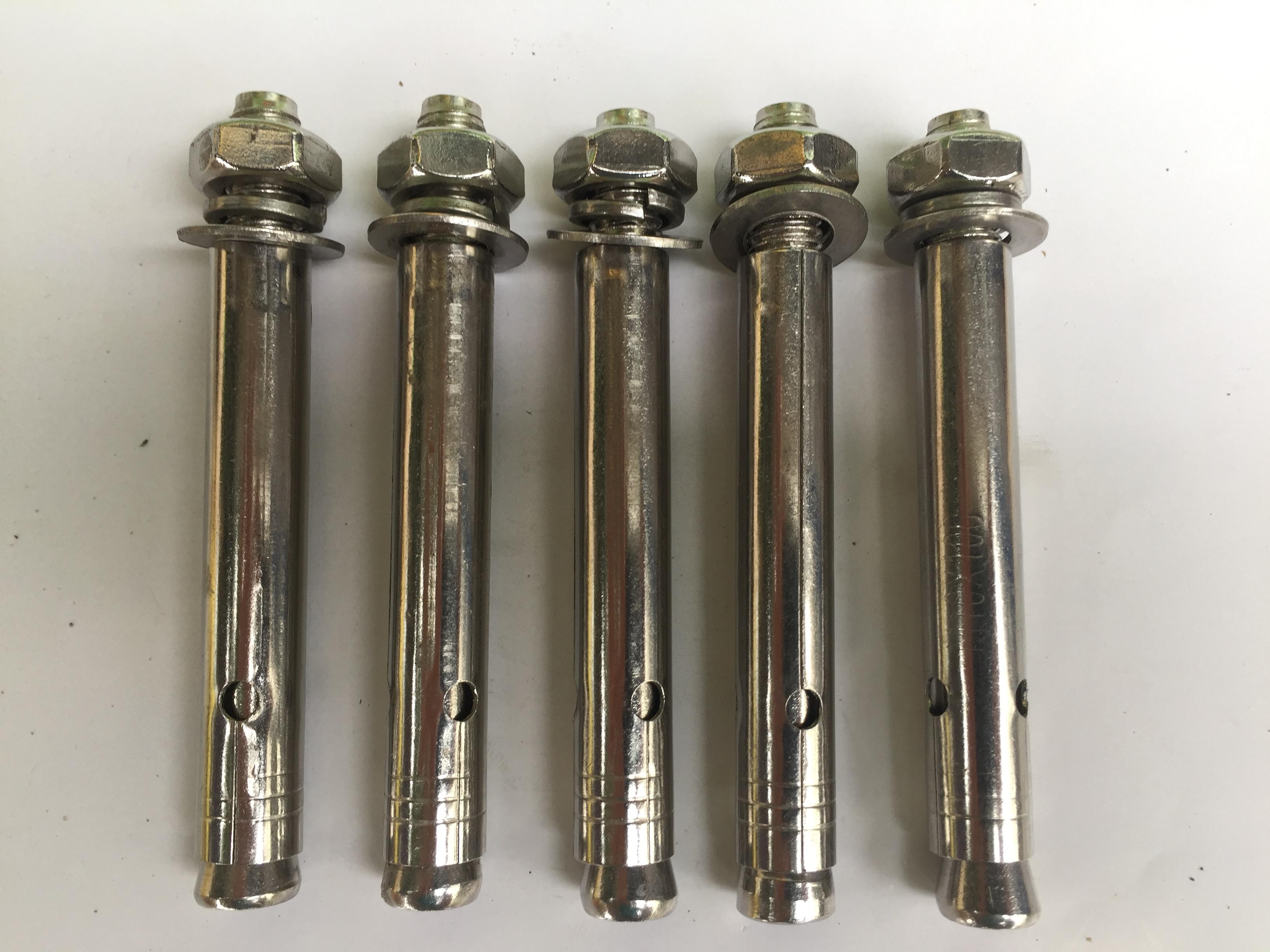 5 chiếc vít nở inox  phi 12 dài 10cm