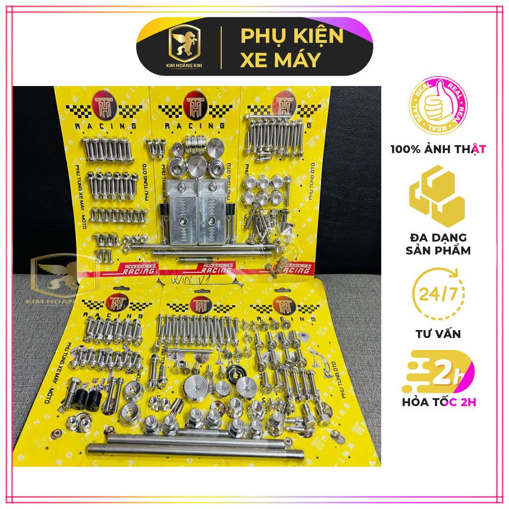 Combo nguyên bộ full dàn áo,dàn chân ốc salaya thái thracing gắn xe máy winner sonic exciter sirius xăng cơ fu led rs2017 wave a110 raider satria , uy tín, chất lượng, mua ngay