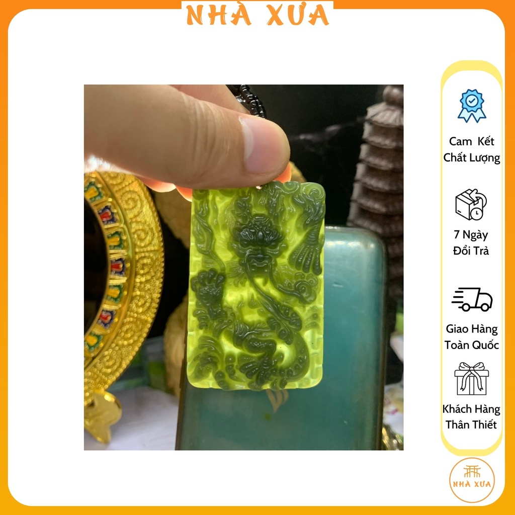 Dây Truyền Đá Thanh Long Đá Ngọc Bích