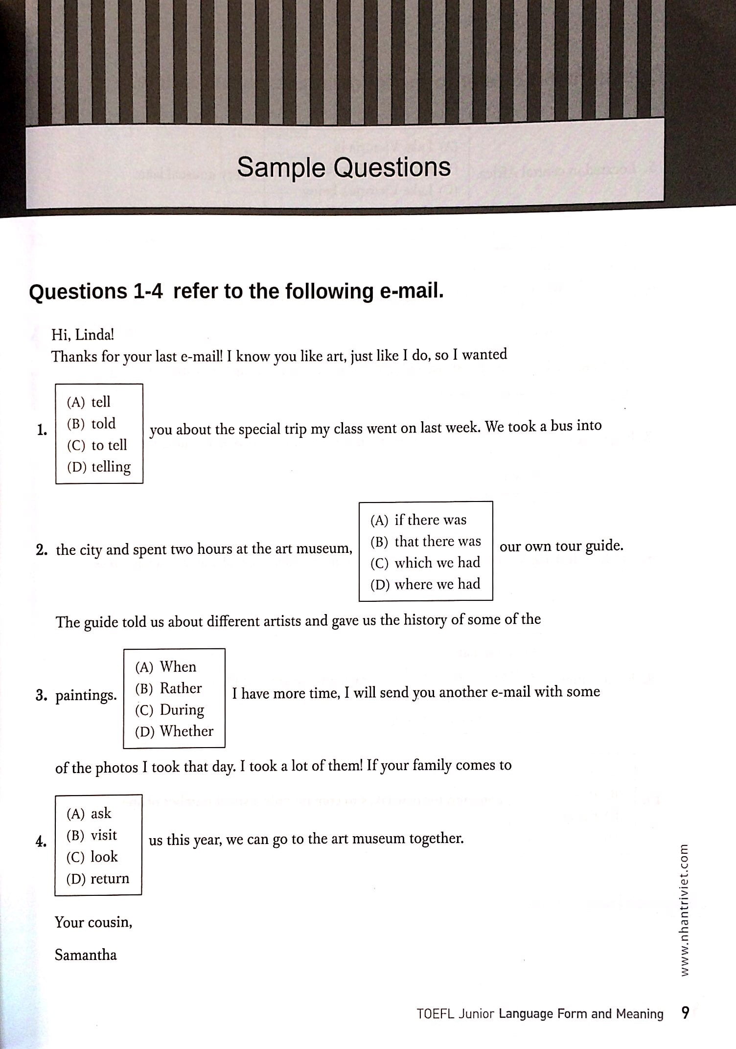 Fahasa - Toefl Junior Language Form And Meaning