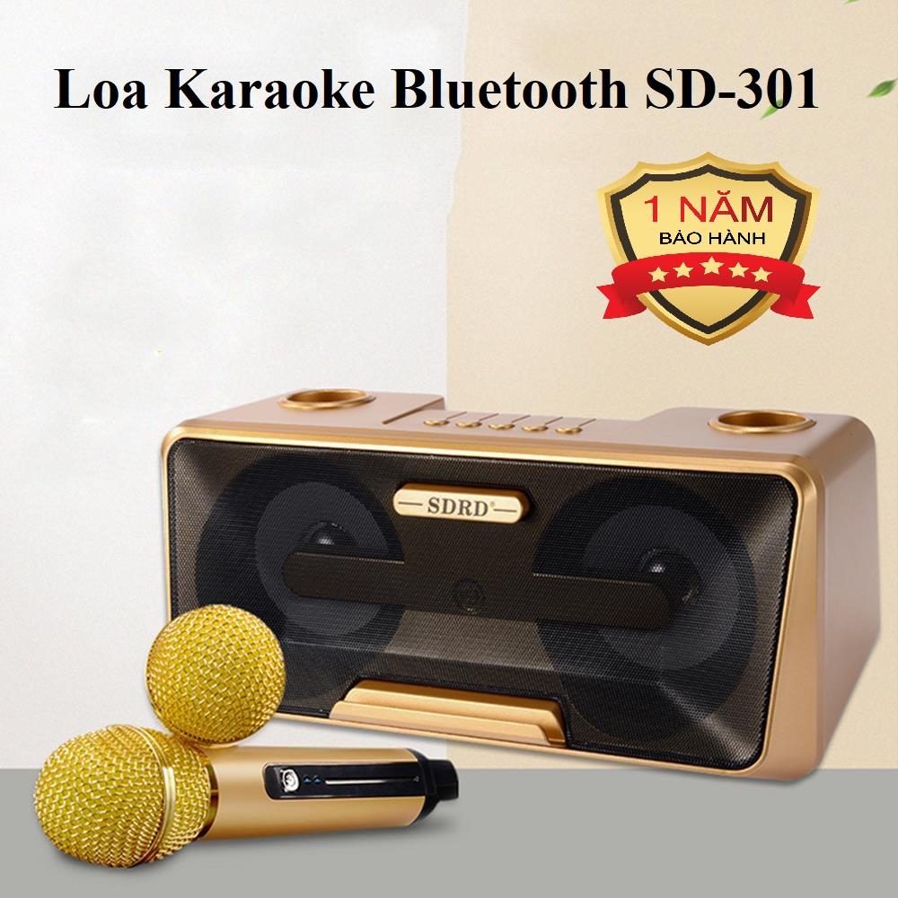 Loa Nhật Công Suất Lớn - Loa Karaoke Bluetooth SD-301 kèm 2 mic - Thỏa Sức Âm Nhạc - Loa Thùng Hát Karaoke Bluetooth Cầm Tay.