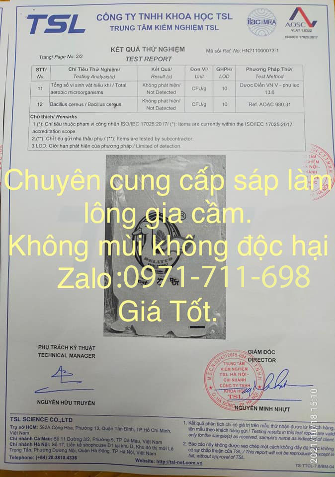 SÁP LÀM LÔNG GIA CẦM TÚI 1KG