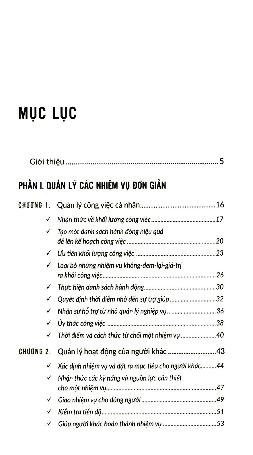 Sách - Checklist thông minh cho mọi dự án