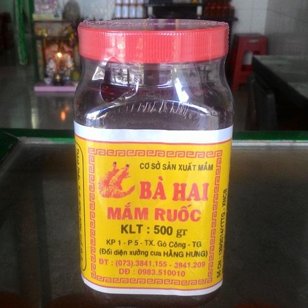 Mắm ruốc Bà Hai Gò Công 500g