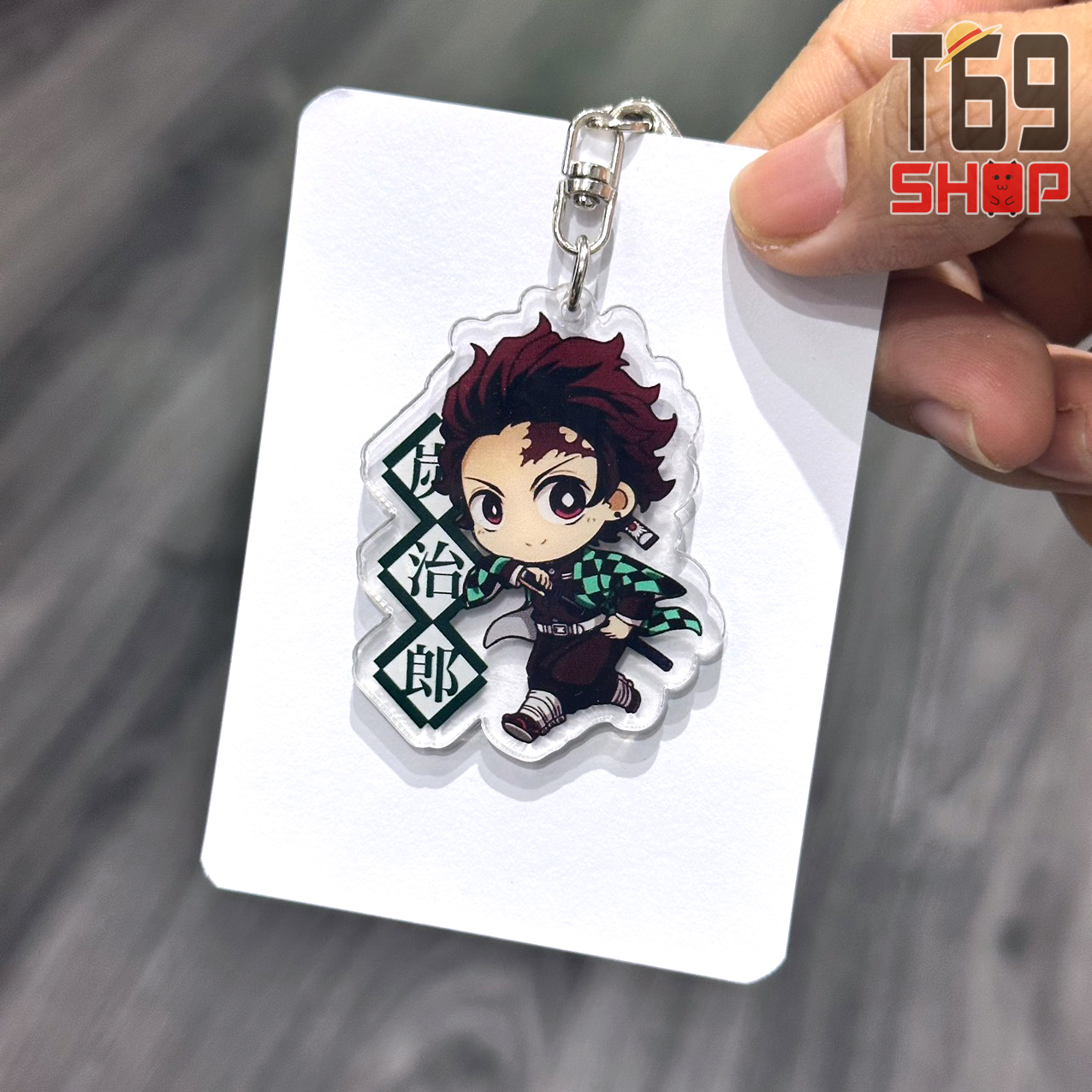 [18 mẫu] Móc khóa mica anime Kimetsu no Yaiba - Nhóm 2 [T69 Shop]