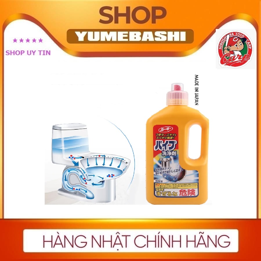 DUNG DỊCH THÔNG CỐNG ROCKET NHẬT BẢN 800G