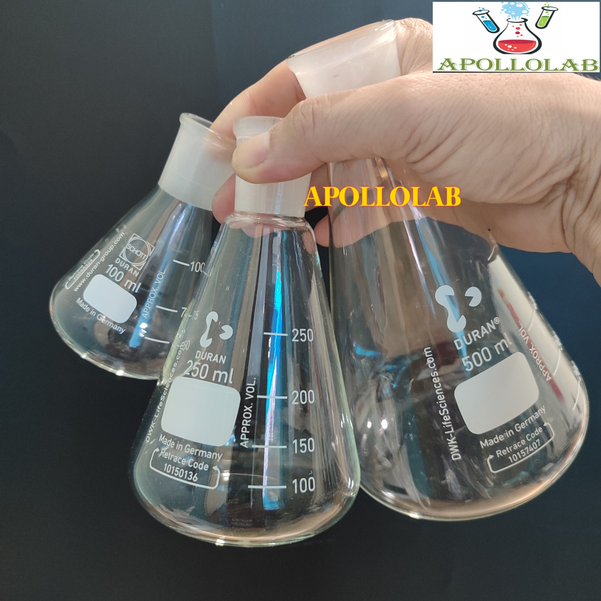[HCM][Hãng Duran- Đức] Bình tam giác CỔ NHÁM 29/32