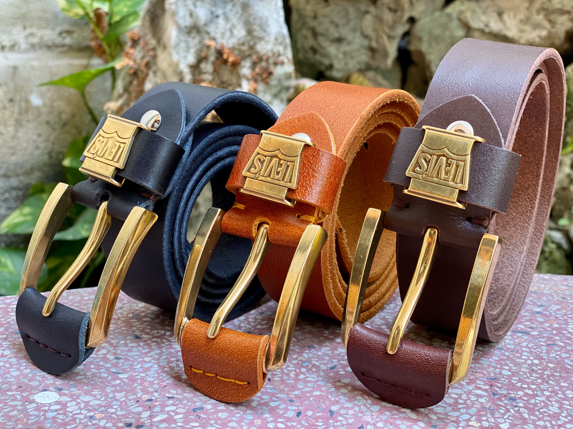[HCM]Dây da 1 lớp kim 4cm