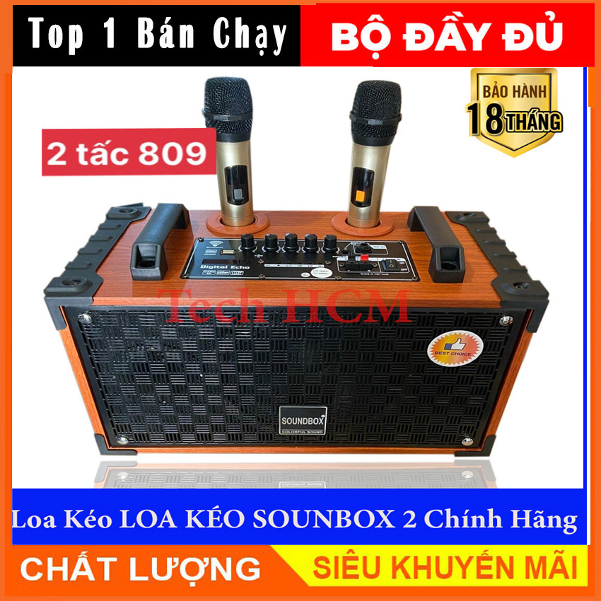 Loa kéo sounbox 2 tấc 809