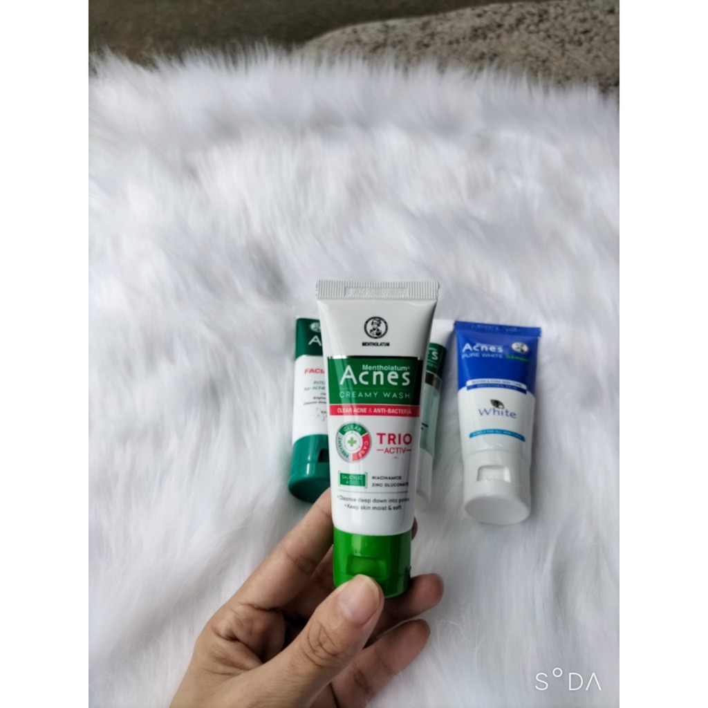 Combo 4 tuýp Kem rửa mặt Acnes 25g - Hàng Mẫu