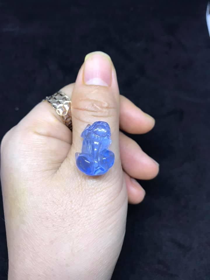 [HCM]TỲ HƯU ĐÁ TOPAZ XANH DƯƠNG