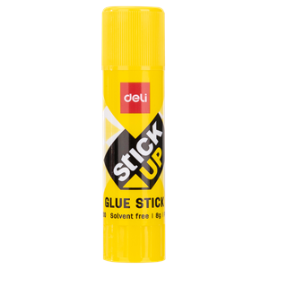 Hồ khô dán giấy Deli EA20010 vàng 8G