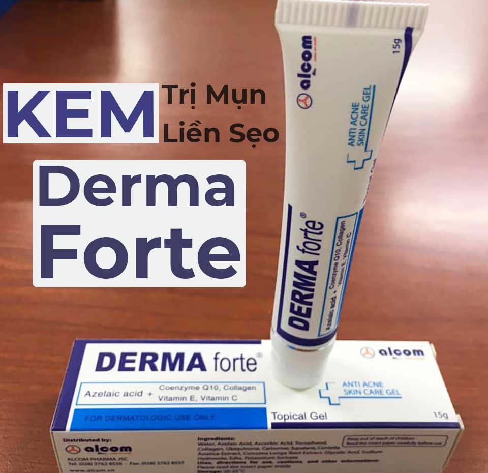 Derma Forte - Kem ngừa mụn, giảm thâm - 15g