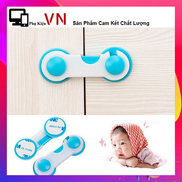 Đai Khóa Chặn Tủ Khóa Tủ Lạnh An Toàn Ngăn Bé Tự Ý Mở Cửa Tủ