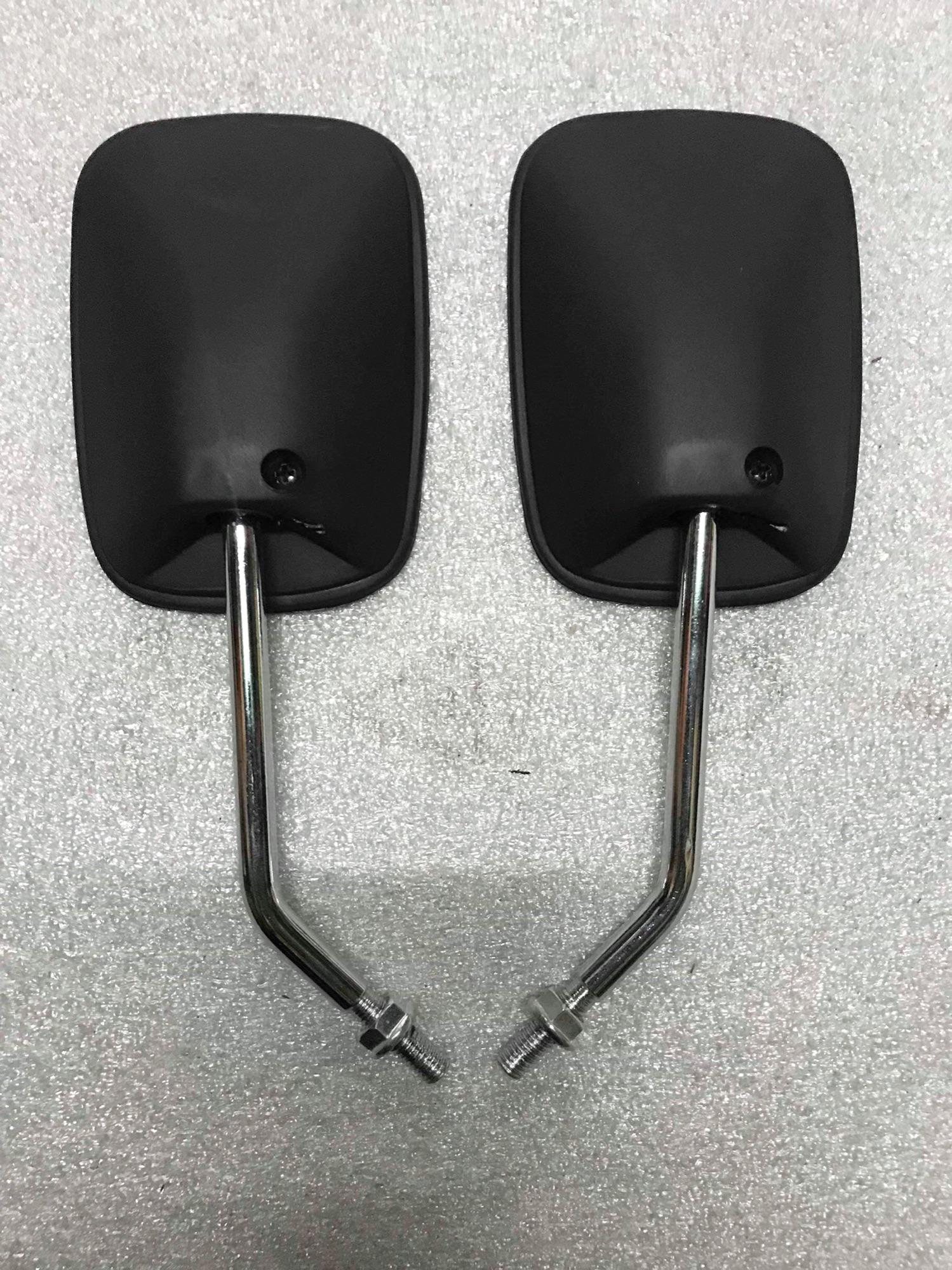 CẶP KIẾNG CHIẾU HẬU DD- 82 VUÔNG ĐEN 8LY - 10LY, 1 HỘP 2 CÂY - PHÙ HỢP CHO XE CHÂN KÍNH 8 LY - BỘ SẢN PHẨM GỒM 2 BÊN