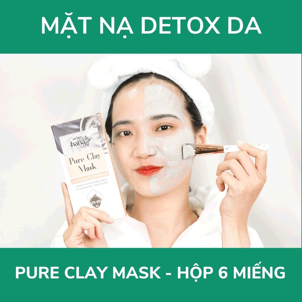 [1 Gói 12g] Mặt Nạ Đất Sét, Mặt Nạ Detox, Thải Độc Da RIORI Pure Clay Mask