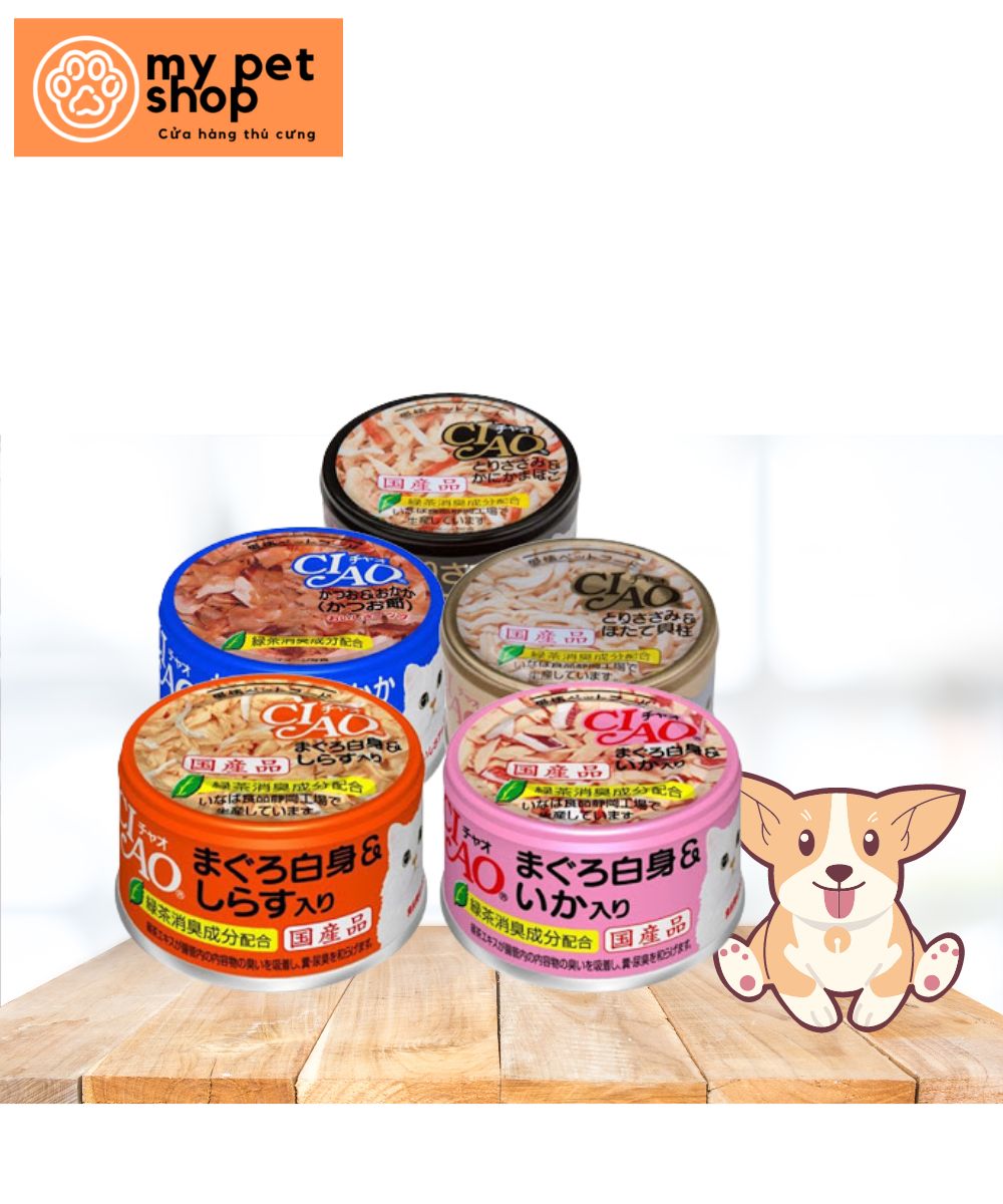 Ciao pate đủ vị cho mèo 85g