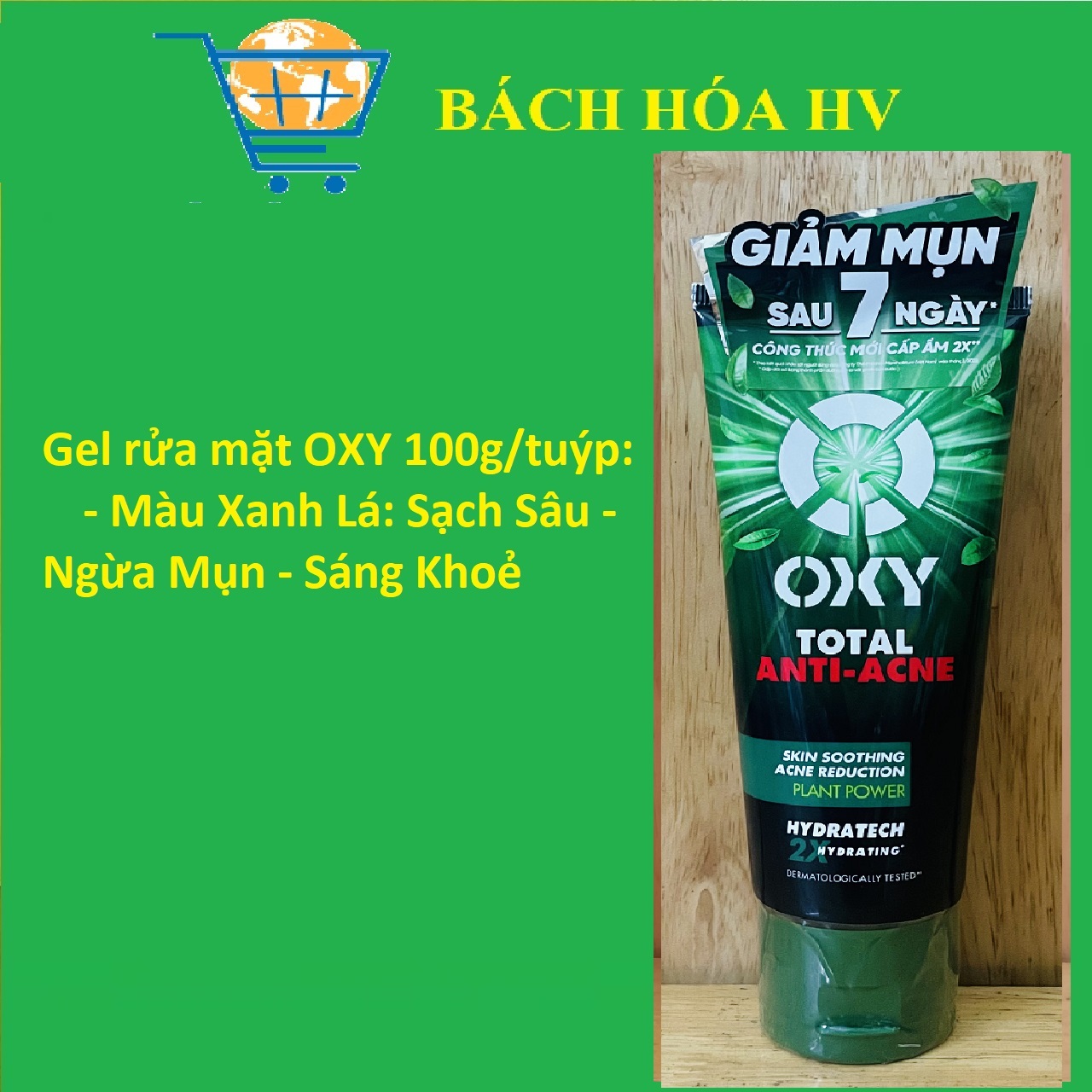OXY Kem Rửa Mặt 100g - BACH HOA HV