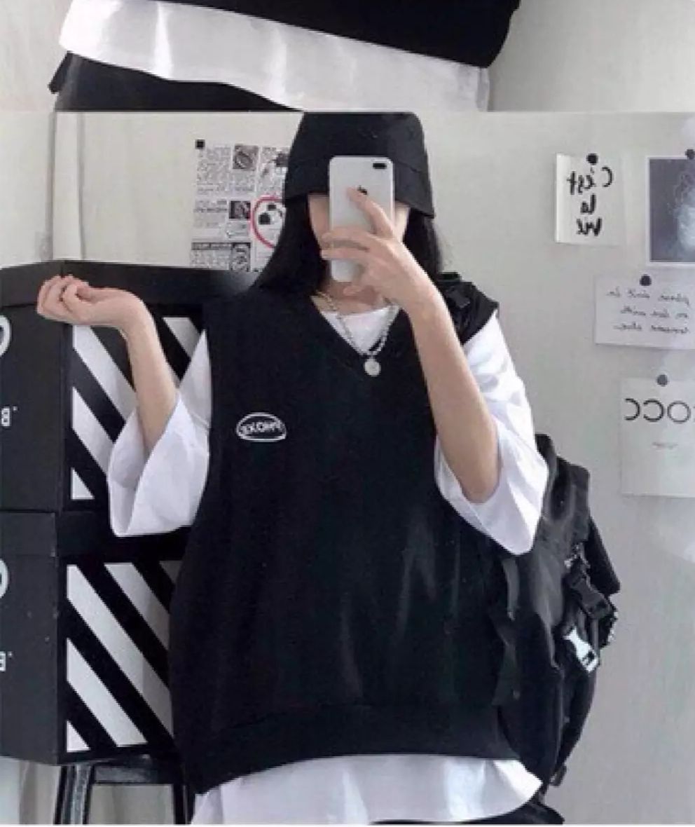 SÉT GILE 2 ÁO ĐEN,TRẮNG STYLE HÀN QUỐC