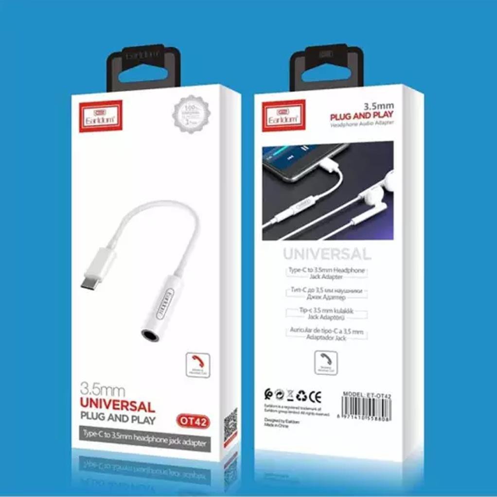 Jack chuyển đổi Type C sang cổng 3.5mm Earldom ET - OT42