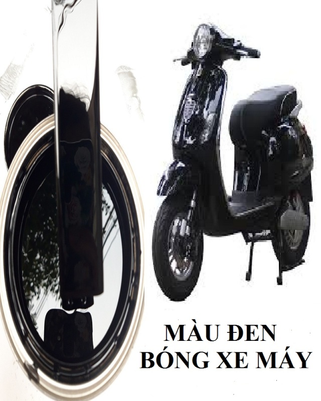1 lạng sơn đen bóng xe máy 1 thành phần cho xe màu đen bóng sang trọng, quý phái bền đẹp