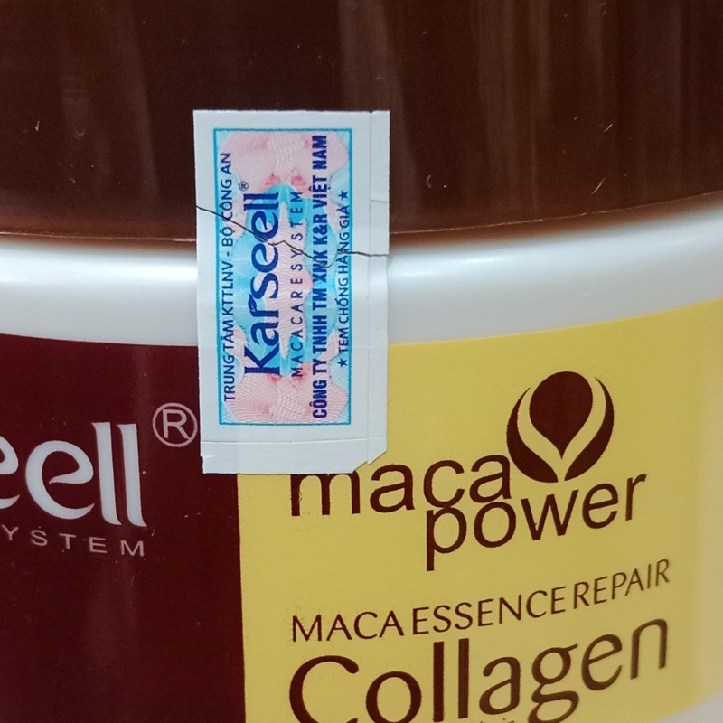 Kem ủ tóc Karseell Collagen Maca siêu mượt phục hồi tóc 500ml