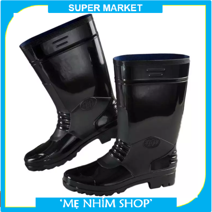Ủng đen bảo hộ lao động cao cấp thùy dương safety