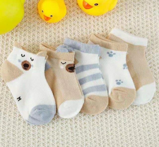 Set 5 đôi tất đáng yêu cho bé ( tất hình mèo)