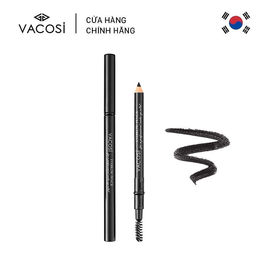 Vacosi Chì Mày Chuốt 2 Đầu Eyebrow Pencil
