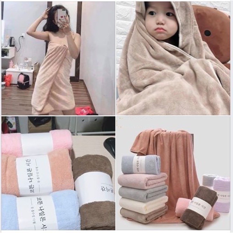 Khăn Tắm Xuất Hàn Chất Siêu Đẹp - bán sỉ