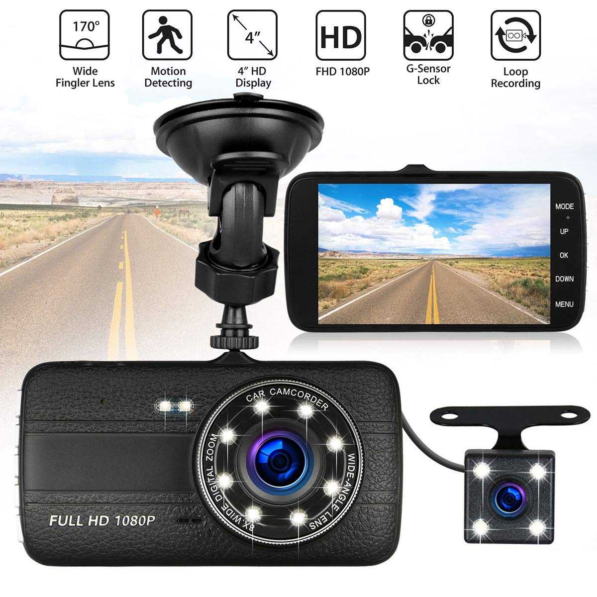 Camera hành trình elitek quay đêm 2570+ thẻ nhớ 16gb