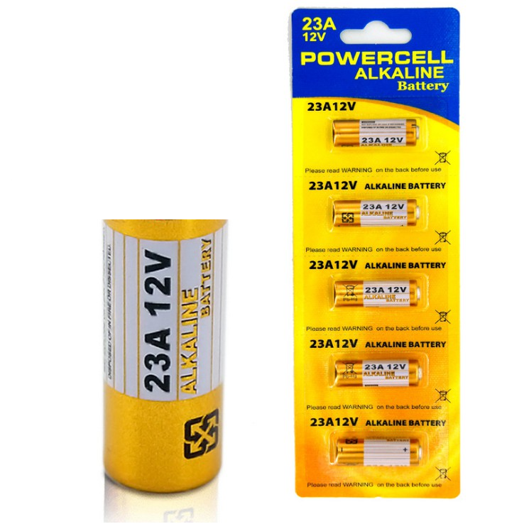Vỉ 5 Pin 12V 27A Alkaline Dùng Cho Remote RF