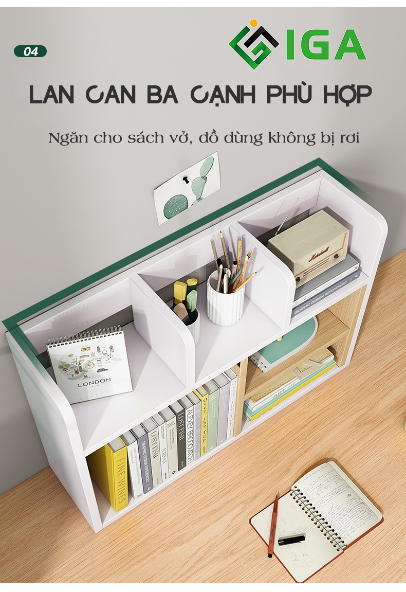 Kệ sách mini kệ sách để bàn gỗ - GP157