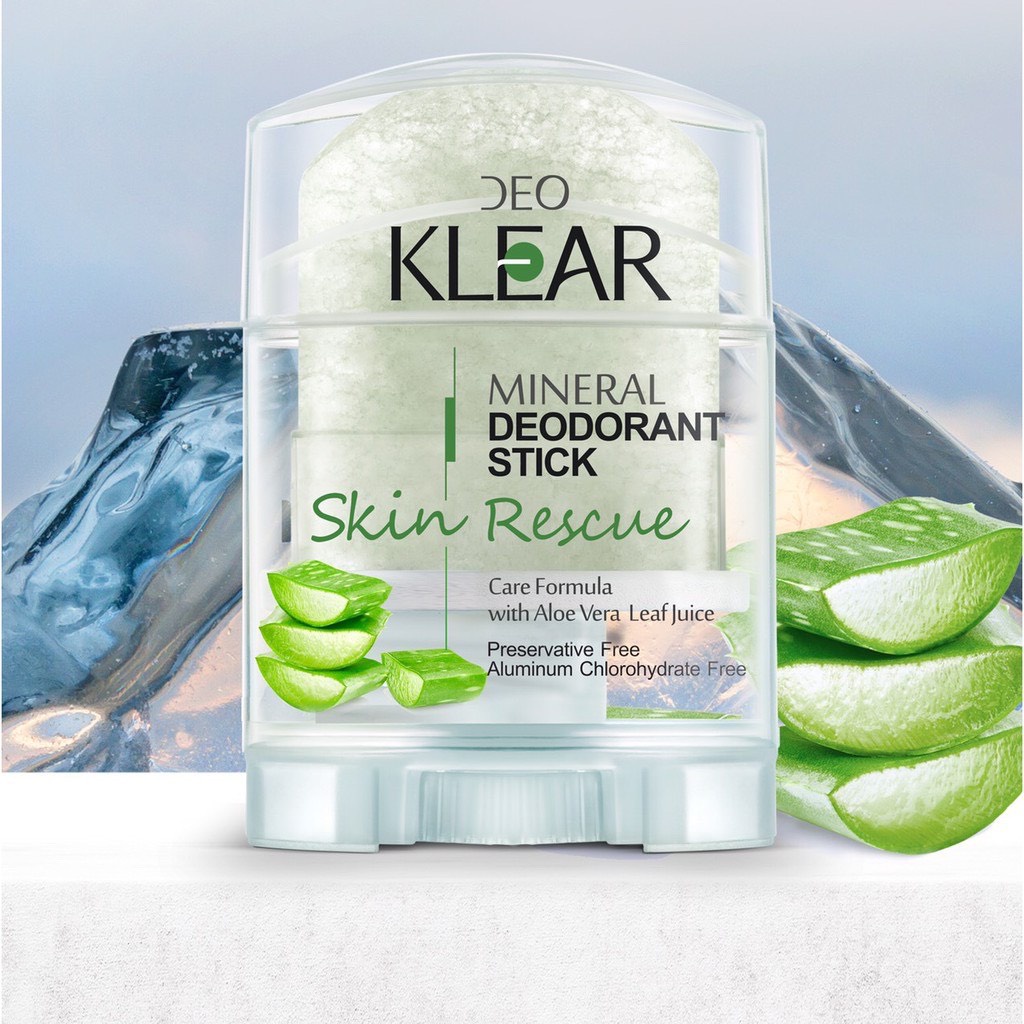 Lăn đá khoáng khử mùi deo klear thái lan 70g