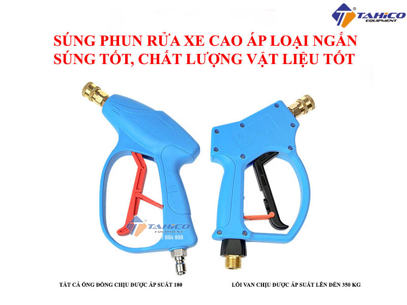 Súng phun rửa xe cao áp loại ngắn